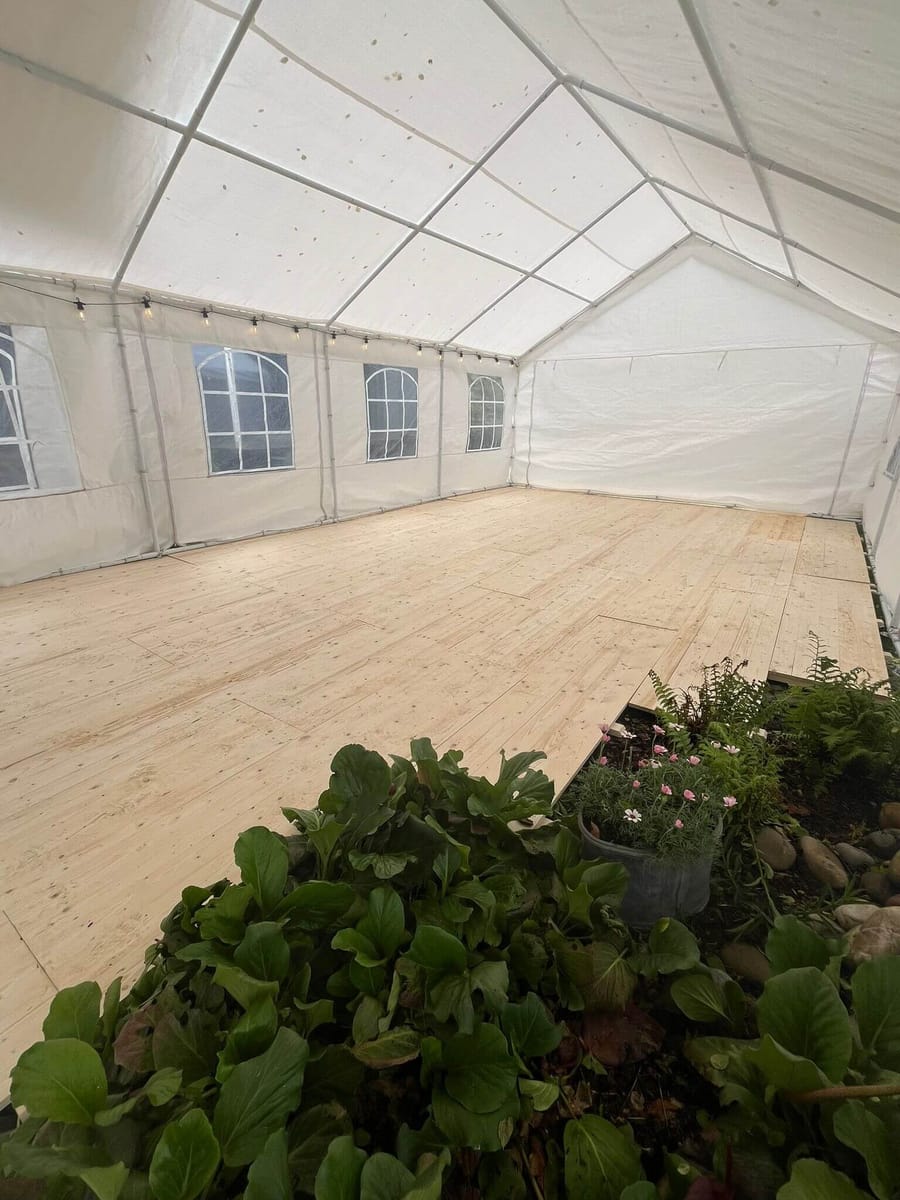 5 × 10 m Partytent